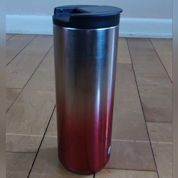 Starbucks Red and Silver Ombre Travel Mug - Picture 7 of 11